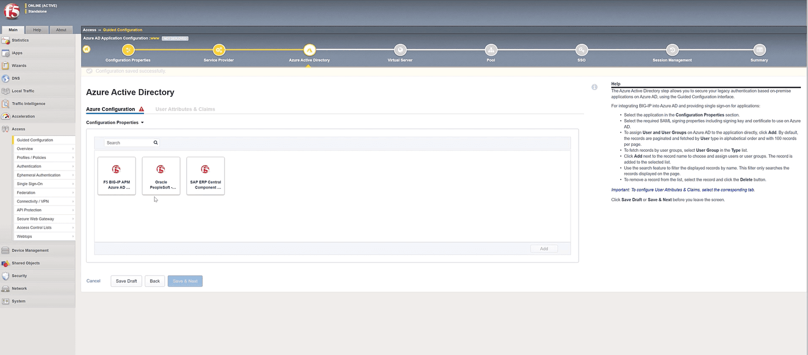 F5 BIG-IP APM’s Simplified Guided Access for Classic / Custom Applications to Azure Active Directory