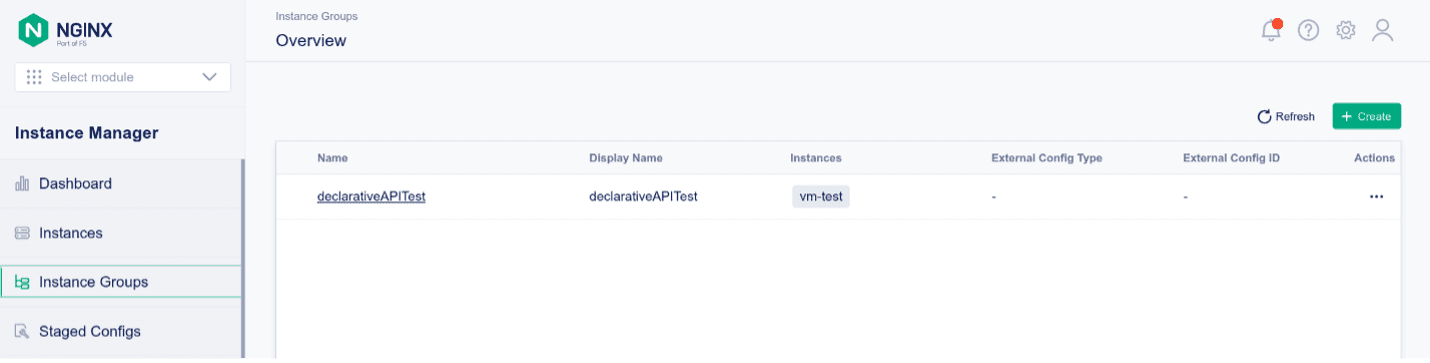 NGINX Instance Manager Instance Groups