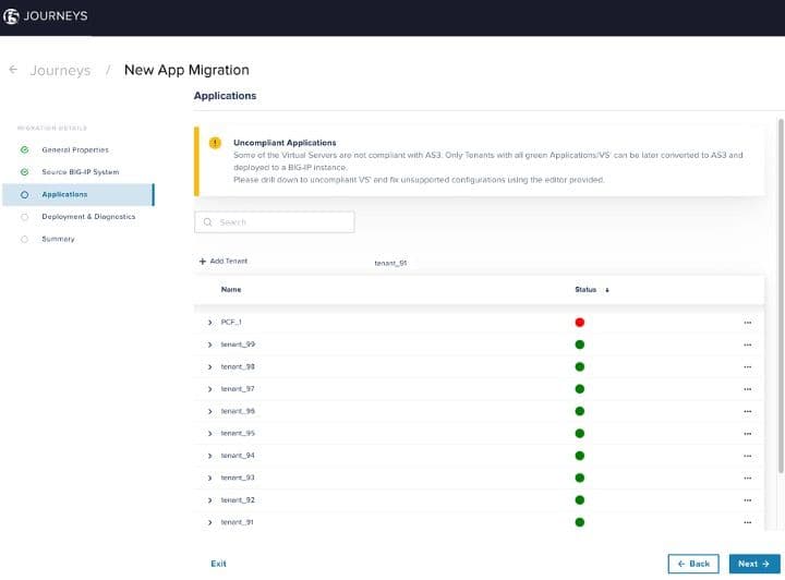 Migrate a mission-critical application and its dependencies using F5 Journeys.